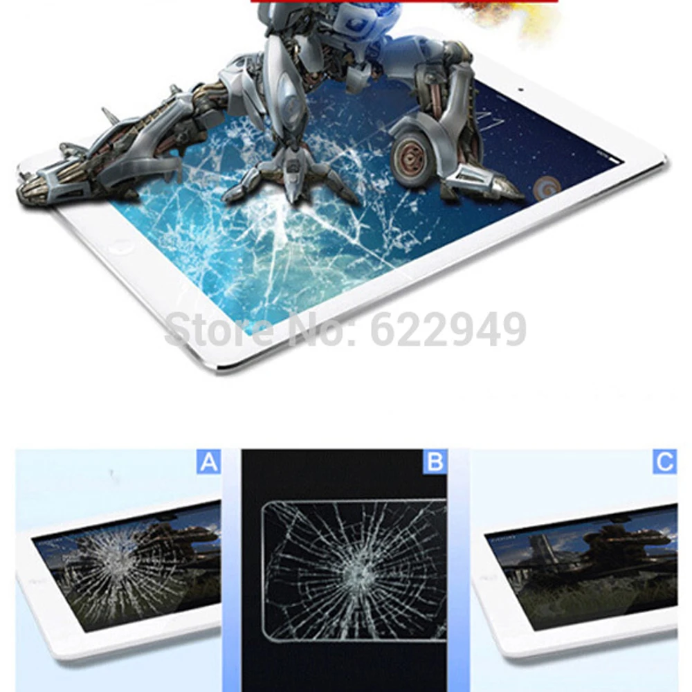 

9H Explosion-proof Premium Tempered Glass Screen Protector Film Guards For Apple iPAD 2 3 4 Air 1 2 Pro 9.7 11 12.9 2017 2018