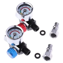 Spray Gun Adjust Air Pressure Regulator Gauge Car Auto Repair Painting Tool Spray Gun Accessories Pneumatic Gun Regulator