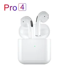 Écouteurs sans fil Bluetooth TWS Pro 4, Mini oreillettes de sport, boîte de charge, micro, pour Smartphone Apple Xiaomi Huwei S 