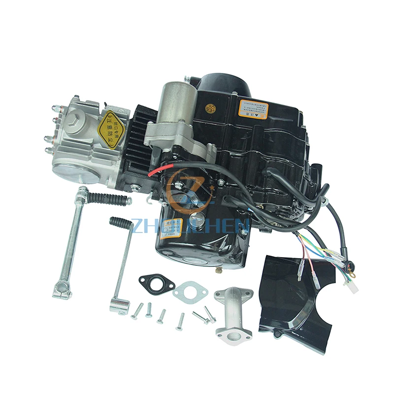 Mini Dirt Bike 110cc Electric Foot Start Engine High Performance Aluminum Motorcycle Motor Engines For Mini Dirt Bike