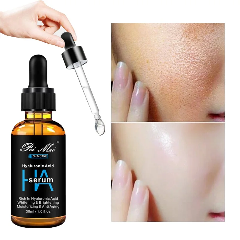 

Hyaluronic Acid Face Serum Moisturizing Anti Aging Shrink Pore Essence Acne Treatment Whitening Brighten Facial Skin Care 30ml