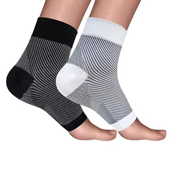 1 Paar Compressie Enkel Ondersteuning Sokken Anti Vermoeidheid Enkel Mouw Basketbal Sport Running Voetbal Fietsen Foot Protector Brace