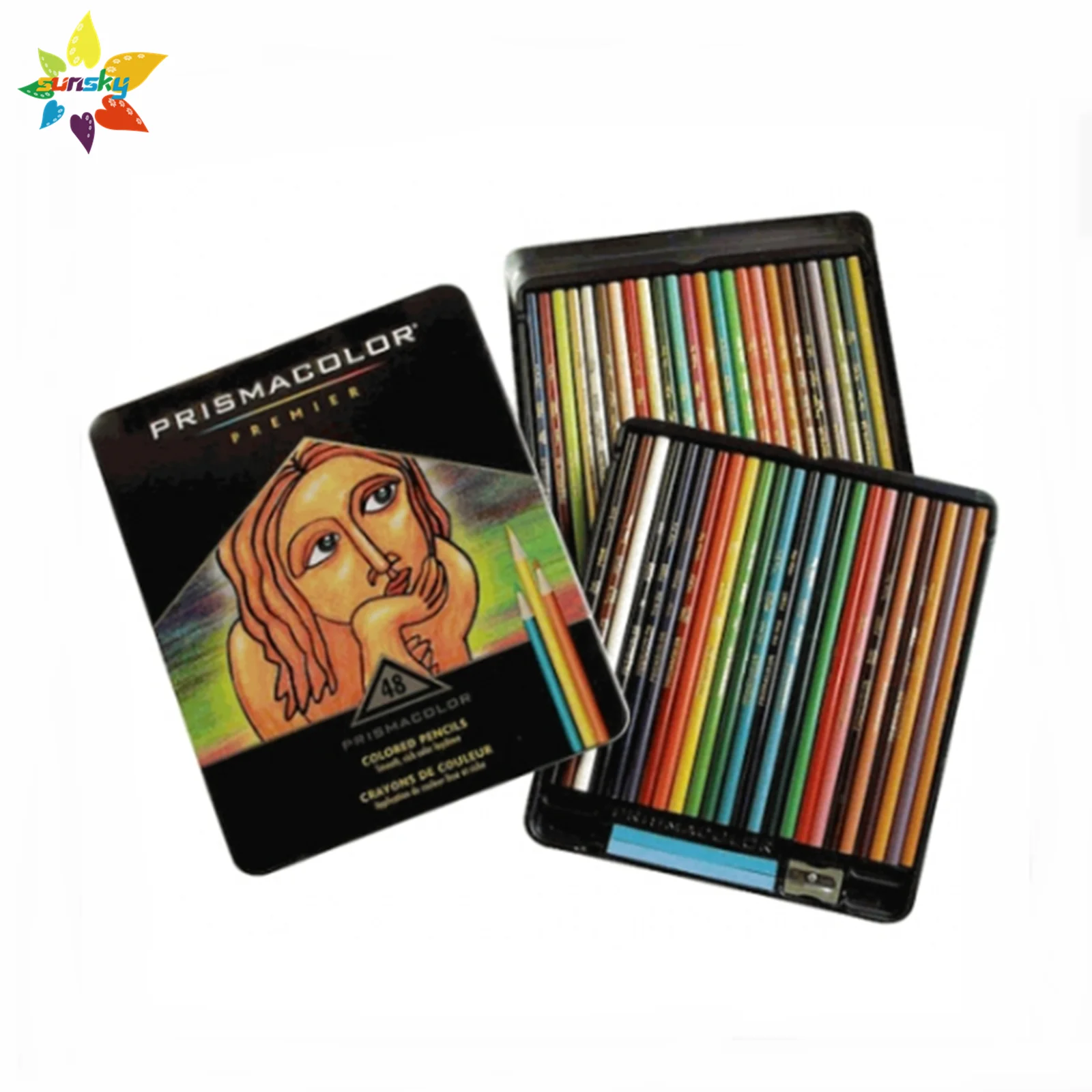 Prismacolor Premier Soft Core Colored Pencil Set of 72 150 Assorted Multi  Color,sanford 24 Portrait 36 Soluble Pure Color Strong - AliExpress