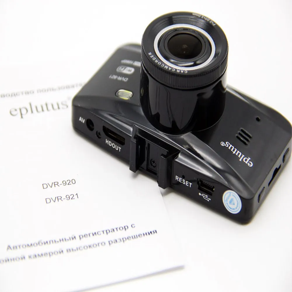 Автомобильный видеорегистратор с 2-мя камерами HD 1080P Eplutus DVR 921 с WIFI