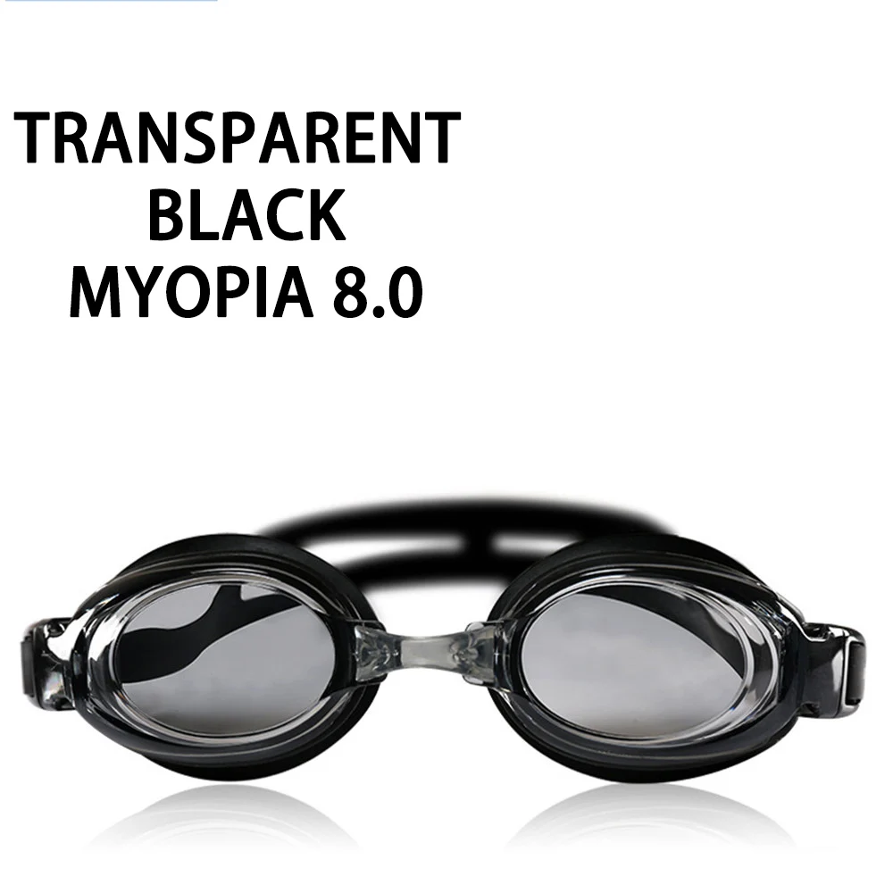 Очки для плавания близорукости, очки для плавания, оптические очки для взрослых, очки для плавания, силиконовые, анти-запотевающие, с покрытием, водная диоптрия, очки для плавания, очки для плавания - Цвет: Myopia 800