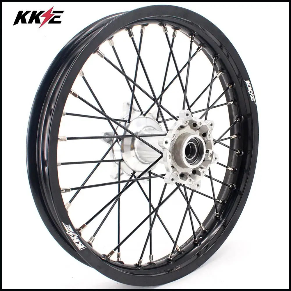 Заднее литье колес KKE 2 15*18 для EXC EXCF 125 150 200 250 300 350 450 500 2003 2021 черный обод спиц|Колеса|