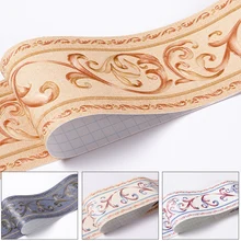 Стикер для настенной плитки DIY самоклеющиеся водостойкие обои граница плинтус линия Наклейка на стену домашний декор для кухни ванной комнаты