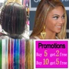 Sparkle Hair Tinsel Rainbow Colored Strands Girl Headwear Hair Laser False Hair Extension Bling Decoration Glitter Strips Party ► Photo 2/6