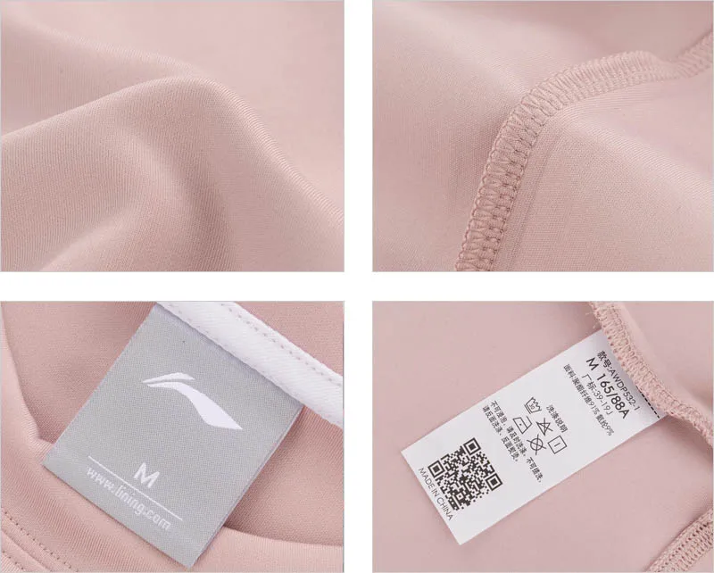 Li-Ning женский тренировочный свитер, свободный крой, комфорт, фитнес, 91% полиэстер, 9% спандекс, подкладка, спортивные топы AWDP532 WWW1071