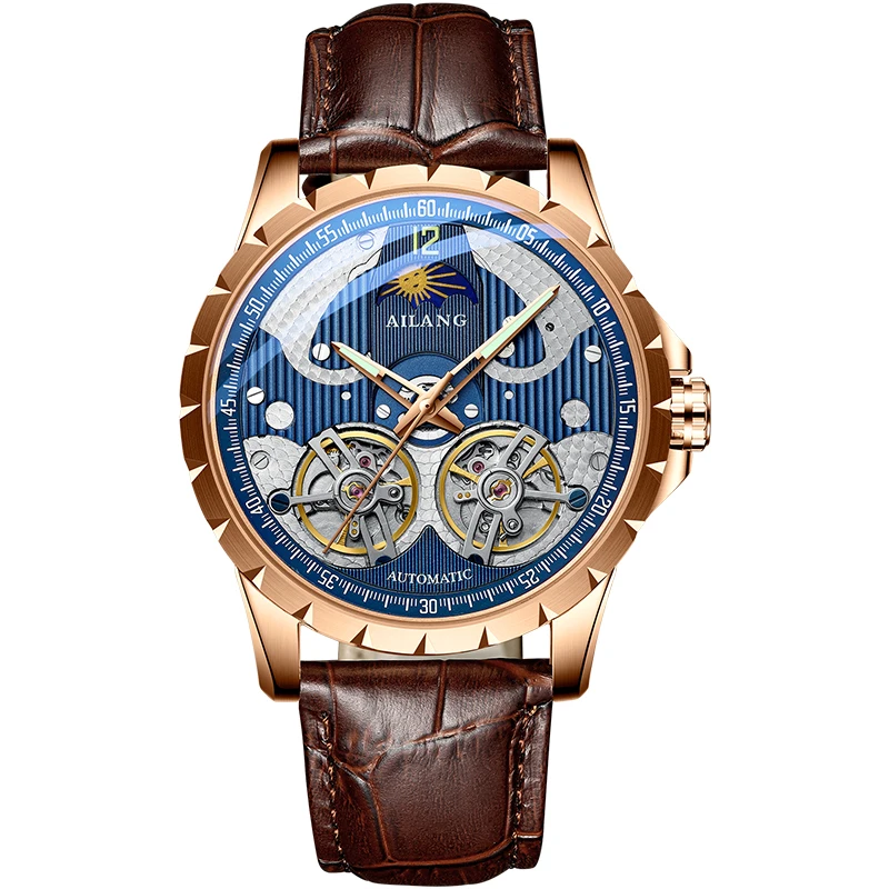 AILANG new fashion trend watch men's mechanical watch automatic waterproof men's watch - Цвет: 9