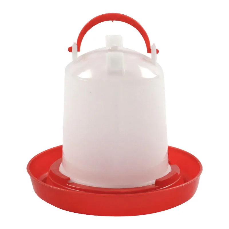 Barril alimentador de pollo, de codorniz cubo de agua, equipo de alimentación de aves bebedero, 750ml