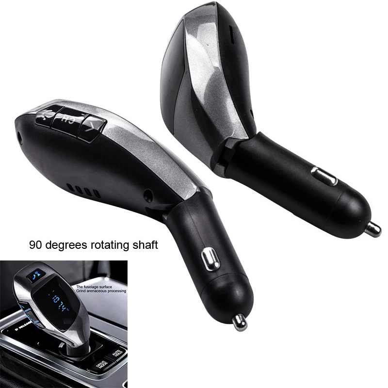 Fm-передатчик беспроводной Bluetooth Автомобильный MP3 Радио адаптер Handsfree модулятор поддержка мобильного воспроизведения музыки