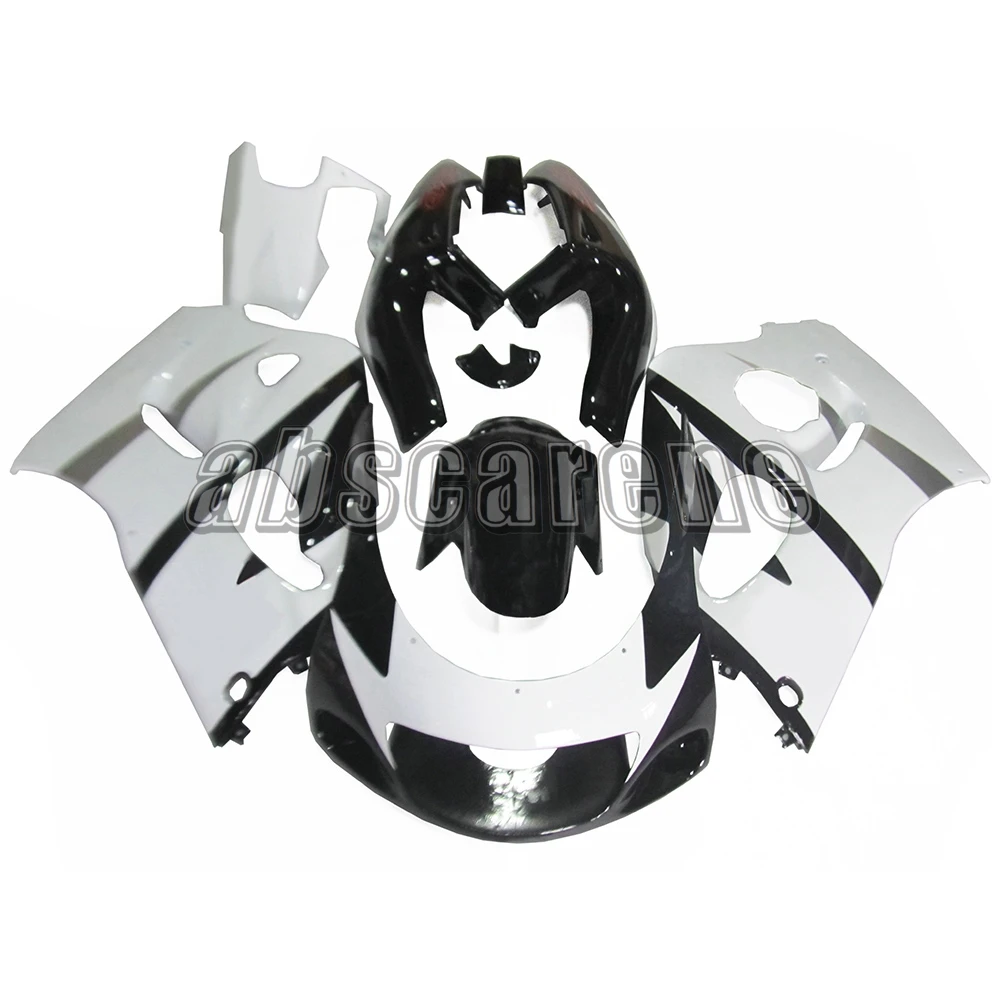 ABS Пластик полный набор обтекателей для Suzuki GSXR600 GSXR750 1996 1997 1998 1999 96 97 98 мотоцикл кузов глянцевый белого и черного цвета