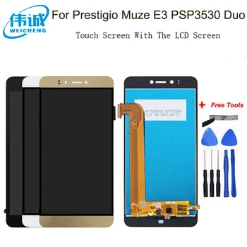 

WEICHENG For Prestigio Muze E3 Muze D3 PSP 3530 PSP3531 DUO LCD Display +Touch Screen Digitizer Assembly Replacement PSP3530Duo