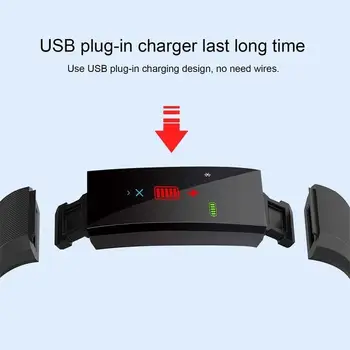 

Bluetooth Watch Bracelet Fitness Tracker Smart Bracelet Heart Rate Blood Pressure Health Waterproof Smar twatch