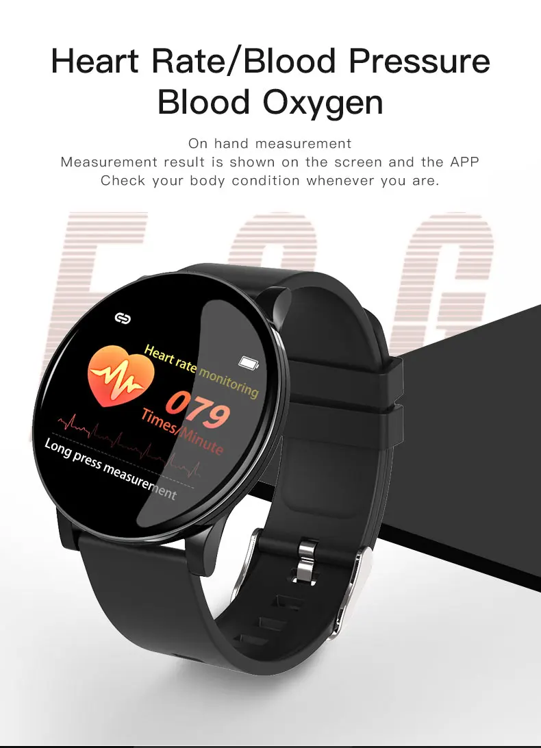 Водонепроницаемые Смарт-часы для iOS, Android, Bluetooth, спортивные Смарт-часы для мужчин и женщин, часы с монитором сердечного ритма, кровяное давление