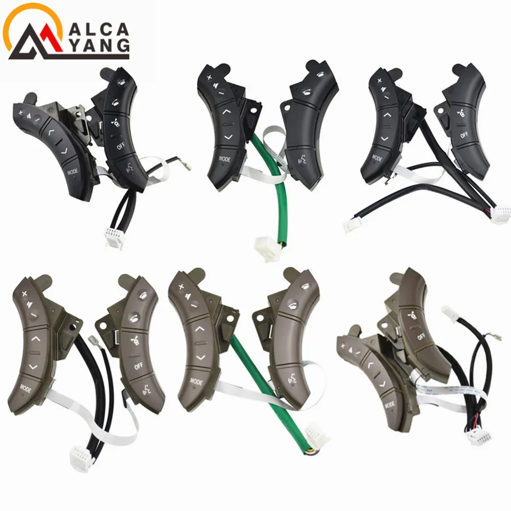 For Toyota Highlander Land Cruiser Steering Wheel Controls Switch black Color New OEM 75B037
