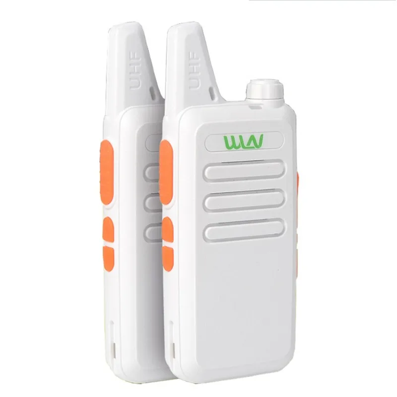 2PCS WLN KD-C1/C2 Walkie Talkie UHF 400-470 MHz  Communicador 16 Channel  Kaili MINI Handheld Transceiver  Two Way Radio