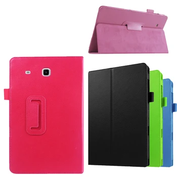 

Tablet Flip Case For Galaxy Tab A 9.7 T550 T555 Tab E 9.6" T560 T561 Fold Cover Smart Auto Sleep Wake UP Funda Stand Hard Stands