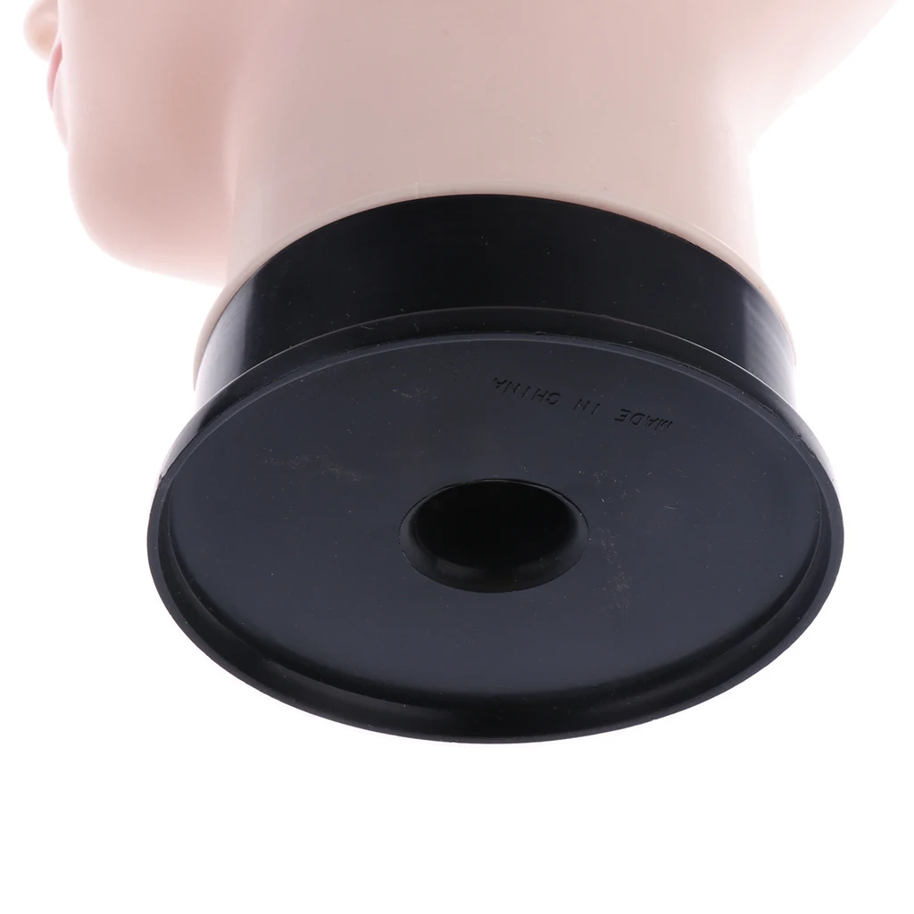 Bald Female Mannequin Head Model for Wigs Making Scarf Hat Cap Glass Display Wig Head Holders Storage Rack Bald Female Mannequin Head Model for Wigs Making Scarf Hat Cap Glass Display Wig Head Holders Storage Rack