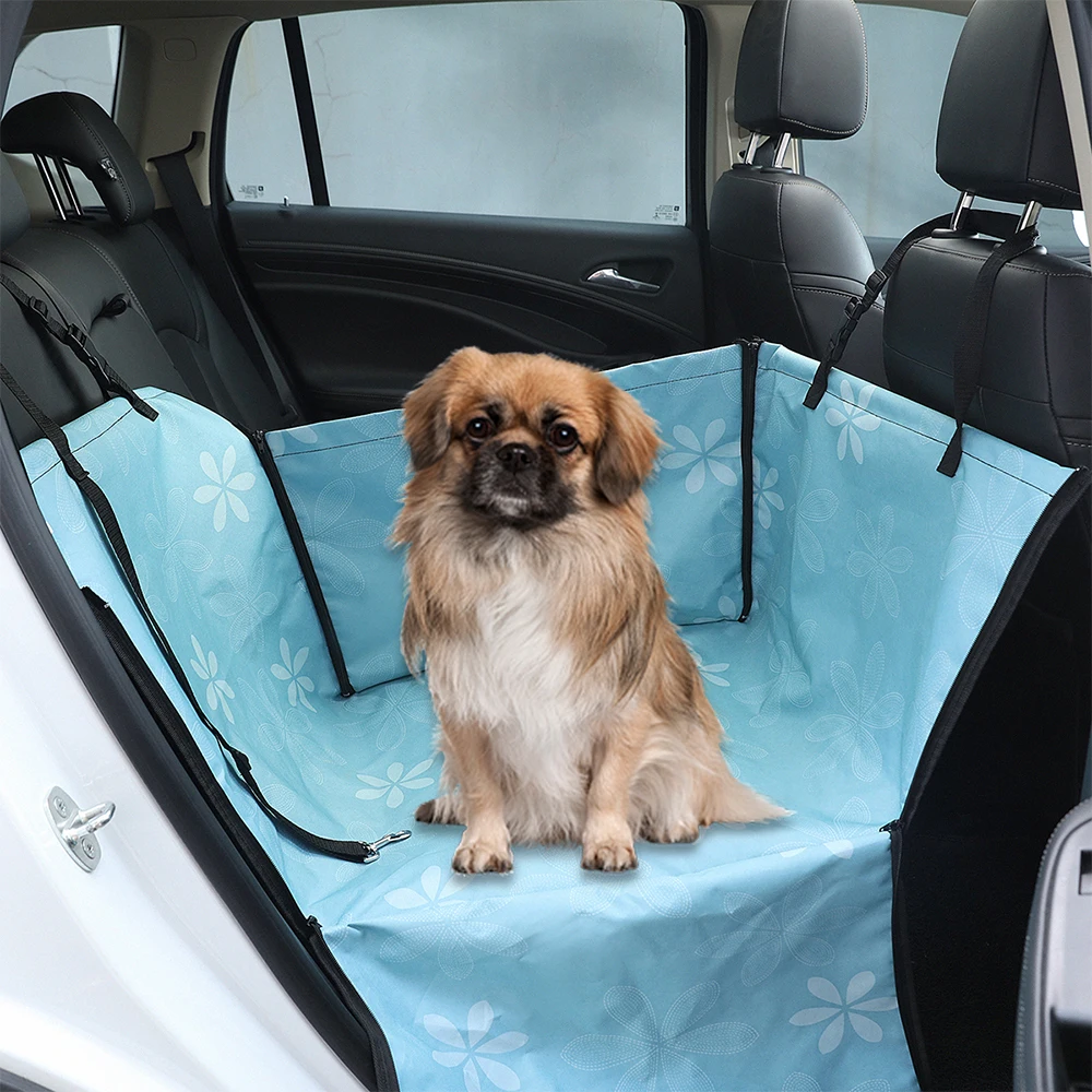 Pet Dog Car Seat Cover Waterproof Dog Carrier Safe Dogs Car Seat Basket Cat Puppy Bag Travel Mesh Hanging Bags Pet Carrier Bag Car Seat Cover Pet Cargo Cover Dog Seat Cover