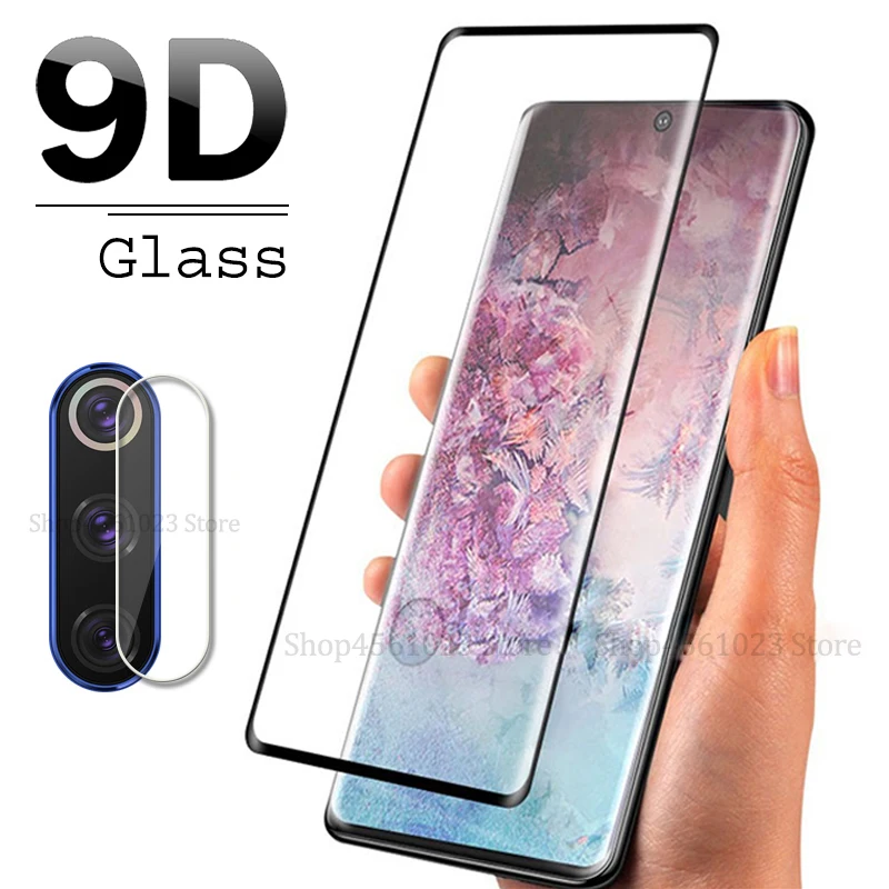 9D Camera Glass For Samsung Galaxy Note 10 Plus Tempered Glass Screen Protector on For Samsung Galaxy Note10 Pro S10 Plus Glass