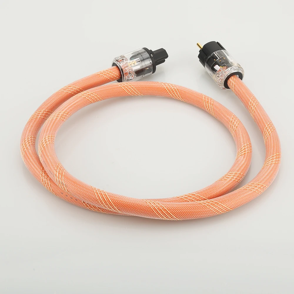 Фото Аудиокабель Hi-Fi One Linn K800 5N OCC, шнур питания переменного тока, P-029E, штепсельная вилка европейского стандарта, c-029, разъем Iec, кабель питания №4