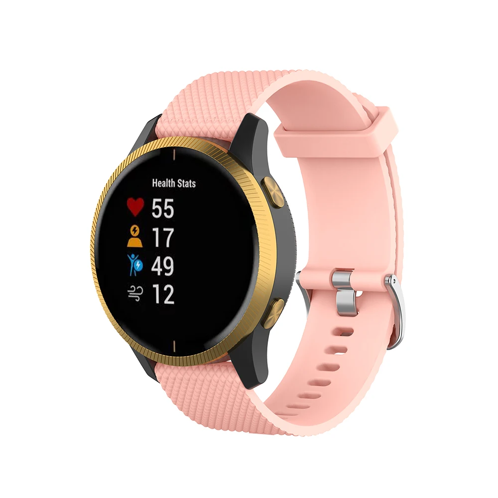 20 мм Quick Release силиконовый ремешок для часов для Garmin Venu Смарт часы ремешок Браслет замена аксессуары Текстура браслет