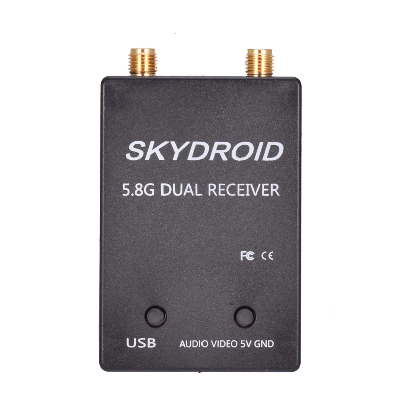 SKYDROID Mini 5,8G fpv-приемник двойные антенны UVC видео Downlink OTG для VR Смартфон Android FPV Квадрокоптер Дрон
