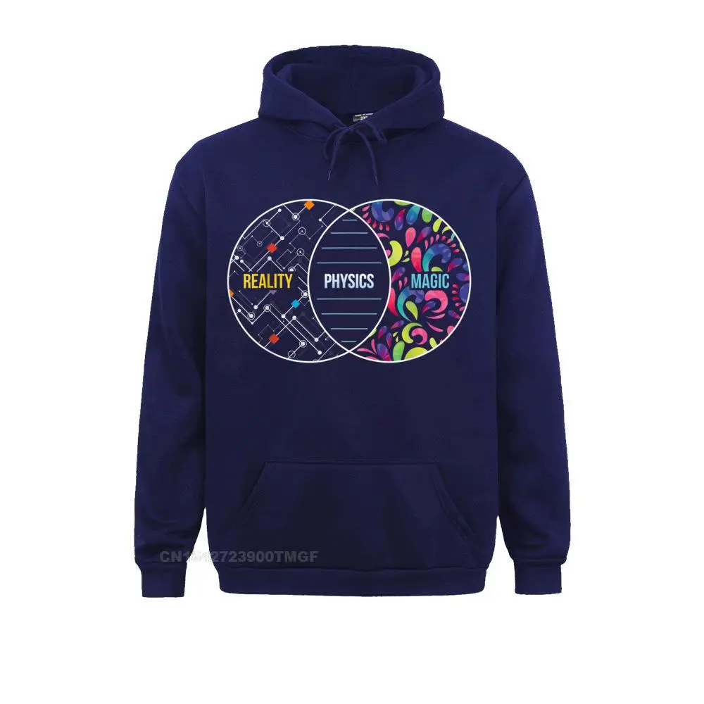 Casual Physics Like Magic But Real - Funny Physics Pun T-Shirt__20626 Long Sleeve Summer/Fall Hoodies Discount Clothes Men Sweatshirts Physics Like Magic But Real - Funny Physics Pun T-Shirt__20626navy