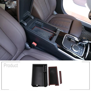 

Car Center Console Armrest Storage Box Tray For BMW 3 Series G20 G38 325i 325li 2020 Interior Accessories With Colourful M LOGO