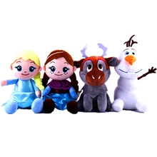 20 см Дисней замороженные 2 Feve Анна Эльза принцесса снеговик плюшевые куклы для детского дня рождения