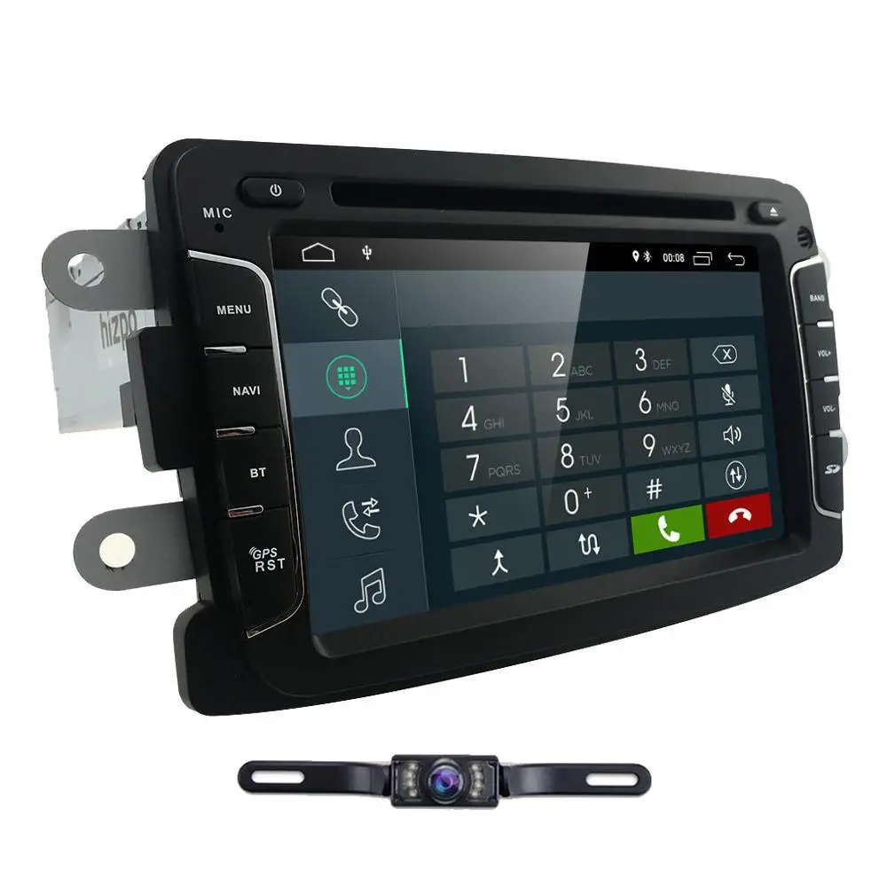 Sale Android 9.0 4Core 2GB+16GB GPS Navigator Radio For Dacia Duster Logan Sandero Car DVD Central Cassette Player WIFI BT SWC DAB SD 2