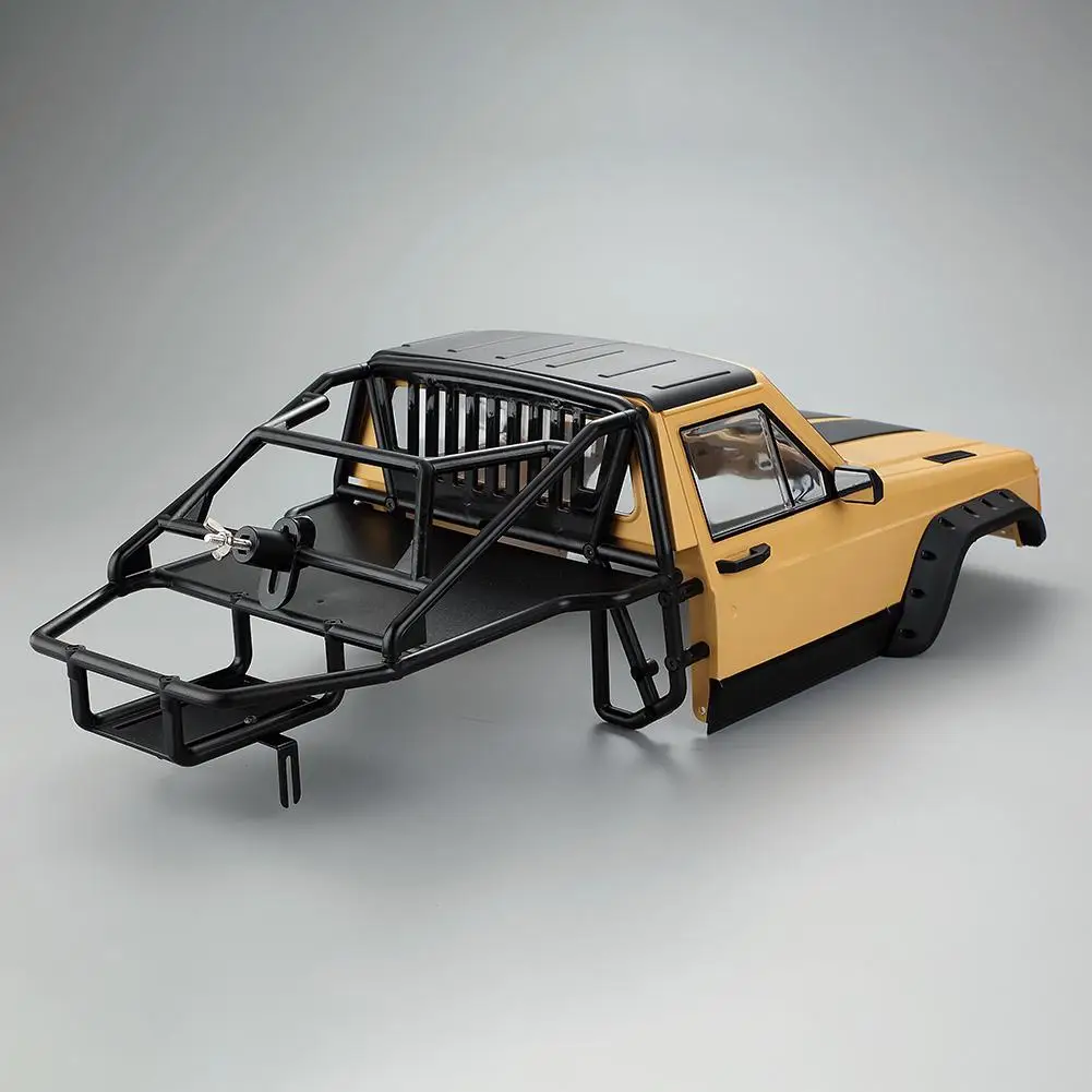 Радиоуправляемая машина Cherokee Body Cab& Back-Half Cage для 1/10 RC Crawler Traxxas TRX4 Axial SCX10 90046 Redcat GEN 8 Scout II - Цвет: yellow
