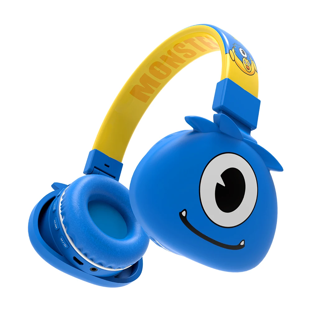 Écouteurs Bluetooth 5.0 pour enfants, casque avec micro, LED, support de  carte SD, câble Audio, casque de jeu, cadeau pour garçons et filles -  AliExpress