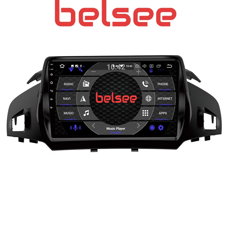 Belsee 9 Экран Android 10 Автомобиль Радио Стерео 4 Гб 64 Авто навигатор с GPS DVD для Ford Kuga Escape