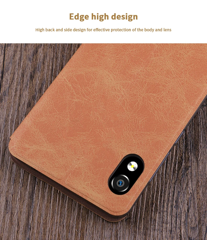 MOFI для Xiaomi Redmi 7A Чехол Флип из кожи ПУ и ТПУ силиконовый слот для карт чехол для Redmi 7A противоударный чехол щит