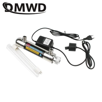 

DMWD Water UV Disinfection Sterilizer Tube Lamp Direct Drink Treatment Purification Filter 0.5gmp Aquarium Fish Tank Purifier 6W