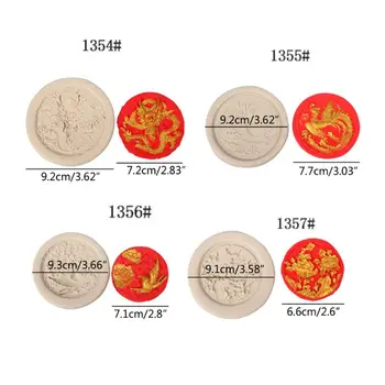 

Dragon Phoenix Peony Flower Silicone Mold Resin Casting Jewelry Making Tools