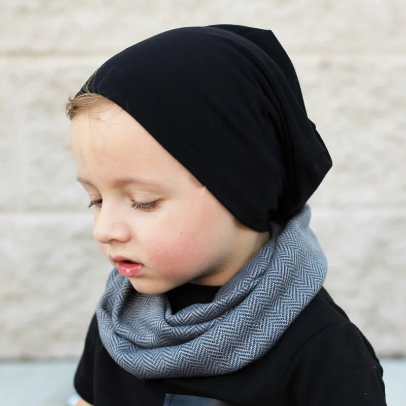 Осенне-зимняя однотонная вязаная шапка для малышей, детский капор Enfant Beanie, теплая шапка с защитой ушей для новорожденных, аксессуары E08
