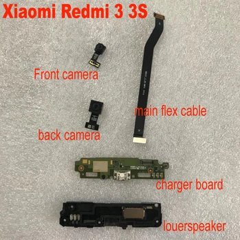 

Original USB Charging Board Power Flex Cable Front Main Back Rear Camera For Xiaomi Redmi 3 3S Loudspeaker PARTS