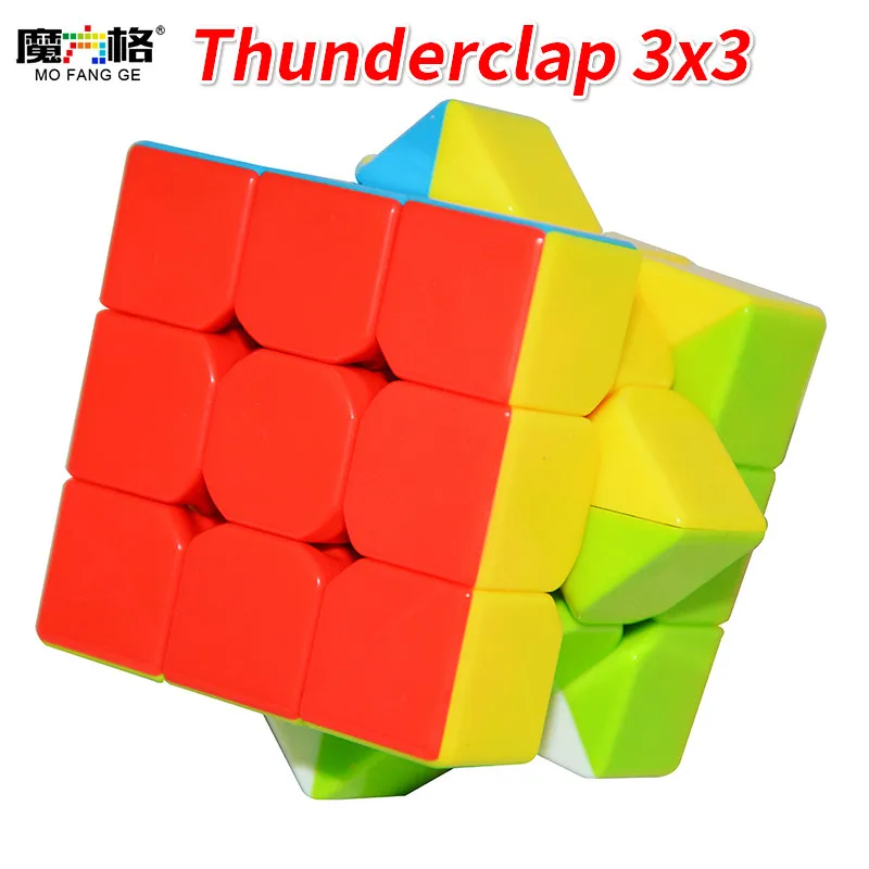 

QiYi MoFangGe Thunderclap V1 3x3x3 Magic Cube Thunder Clap Puzzles Cube Professional Speed Magico Cubo Educational Toys