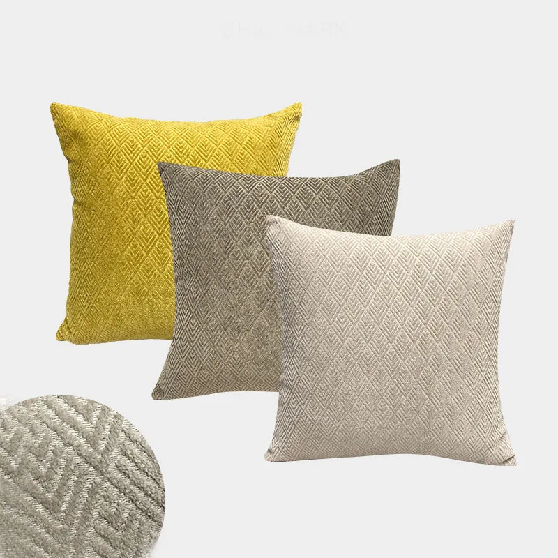 

45*45cm Soft Throw Pillow Case Home Decorative Sofa Cushion Cover Seat Chair Pillowcase Square for Bed Living Room Pillows Cover