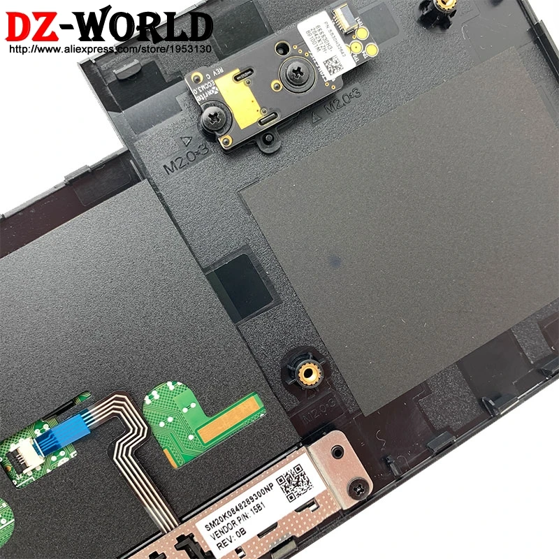 Caixa Superior Shell c Capa para Lenovo Thinkpad Palmrest Bisel Teclado Touchpad e Fpr cs P50 P51 00ur829 01hy708 - Imagem 2