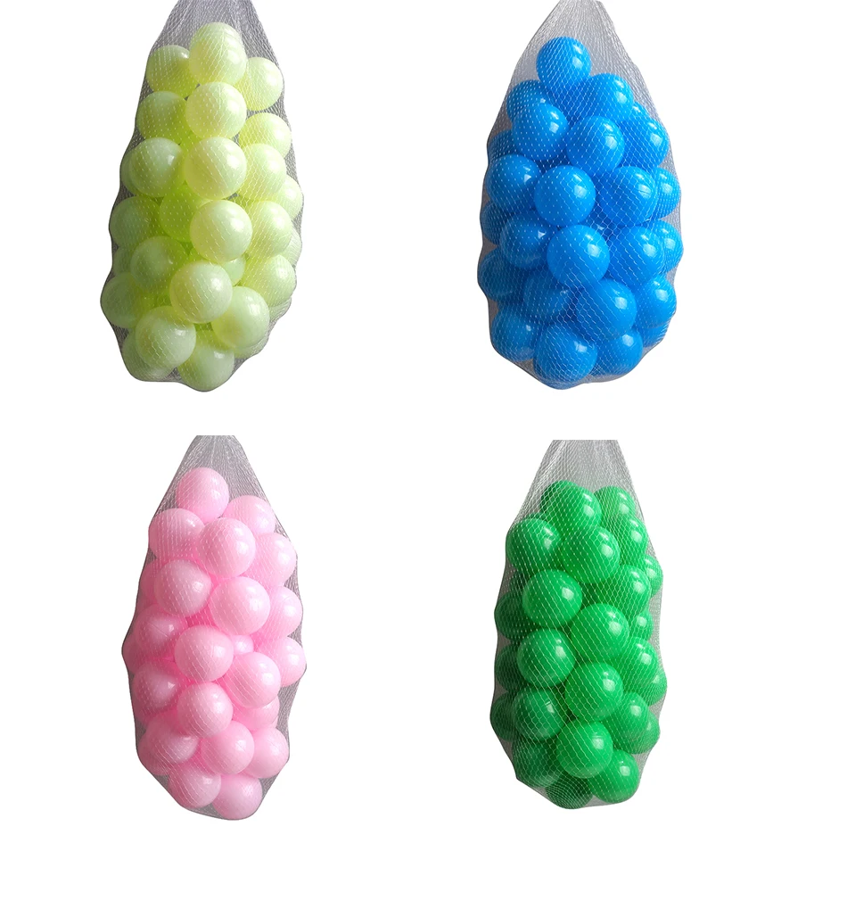 Eco-Friendly Plastic Ocean Ball - 100 Pcs 7Cm