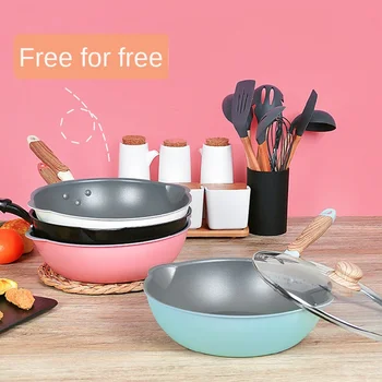 

Nonstick Frying Pan Household Pan Special Wok for Induction Cooker Suitable for Gas Stove Cookware Cooking Pots and Pans Set