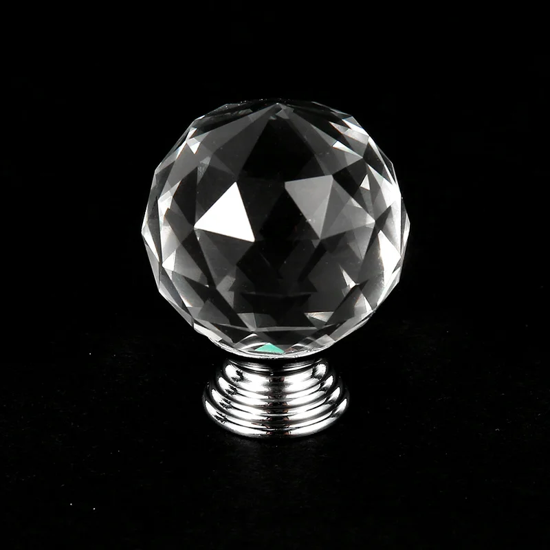 

10Pcs Crystal Glass Knobs Diamond Shape Design Cupboard Drawer Pull Furniture Cabinet Door Wardrobe Handles Hardware