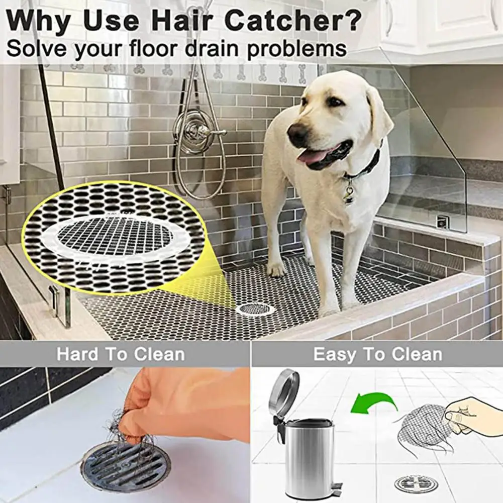 Disposable Kitchen Sink Filter Mesh Waterproof Adhesive Floor Drain  Deodorant Hair Catcher For Bathtub Laundry - AliExpress