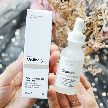 

The Ordinary Niacinamide 10% + Zinc 1% 30ml High Mineral Essence Regulates Sebum and Minimizes Pores Makeup Primer Facial Serums