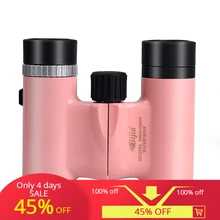 Бинокль Bijia 10x22 портативный телескоп с высоким бинокль зумом бинокулярный Профессиональный телскопио прыжки охота и кемпинг jumelles Бинокулярные инструменты